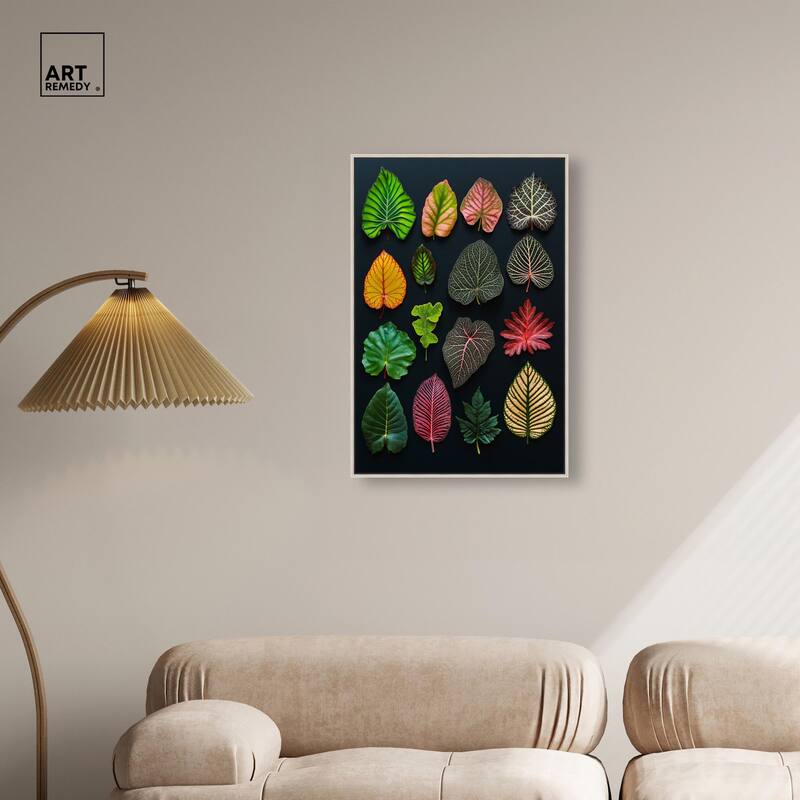 Leaf Lexicon Canvas by Art Remedy