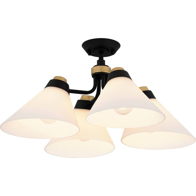 Quoizel Semi-Flush Mount Four Light Semi Flush Mount