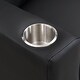preview thumbnail 8 of 16, Kids Upholstered Couch with One Cup Holder, Footrest, Backrest, Toddlers Velvet Recliner with Headrest and Footrest