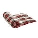 preview thumbnail 12 of 18, Glitzhome 50 x 60 Knitted Acrylic Plaid Woven Throw Blanket with Tassels
