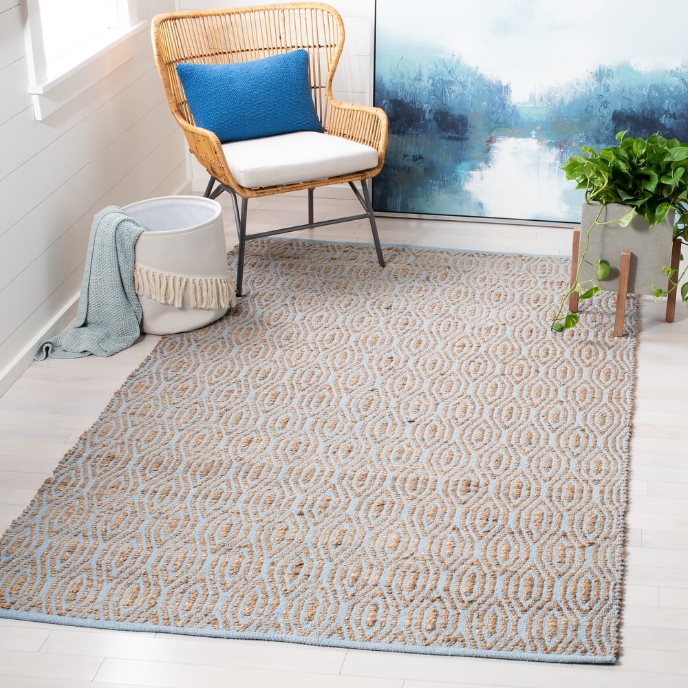 SAFAVIEH Handmade Cape Cod Ursulina Coastal Jute Rug