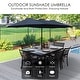 preview thumbnail 39 of 41, Kozyard Butterfly 15' Outdoor Patio Double-Sided Aluminum Umbrella