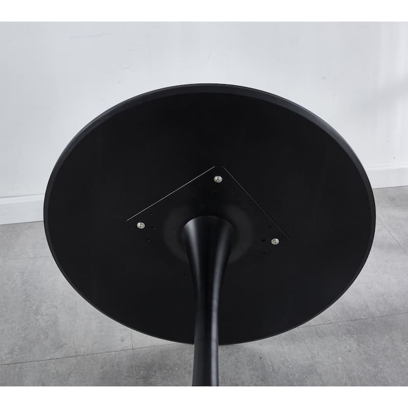 Black Round Dining Table for 2-4 people