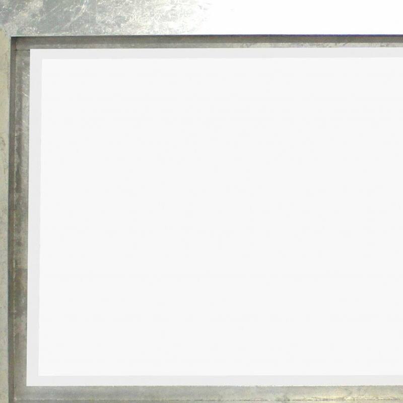 HomeRoots 34" Rustic Rectangle Accent Mirror Wall Mounted With Metal Frame - 30