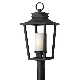 Hinkley Lighting Sullivan 1 Light 26" Tall Post Light with Etched Opal