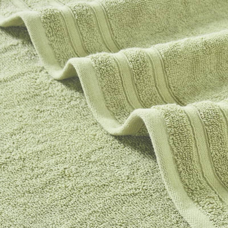 Modern Threads Damask Jacquard 6-piece Embellished Border Towel Set