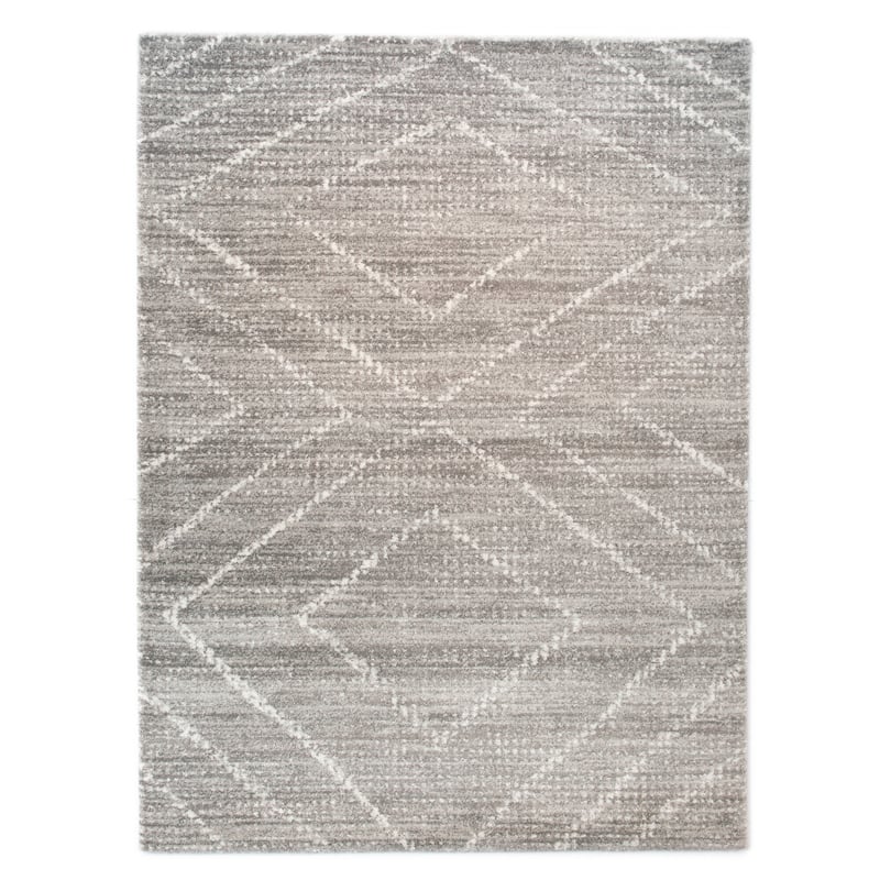 Sienna Moroccan Diamond Area Rug - 5'3" x 7' - Taupe