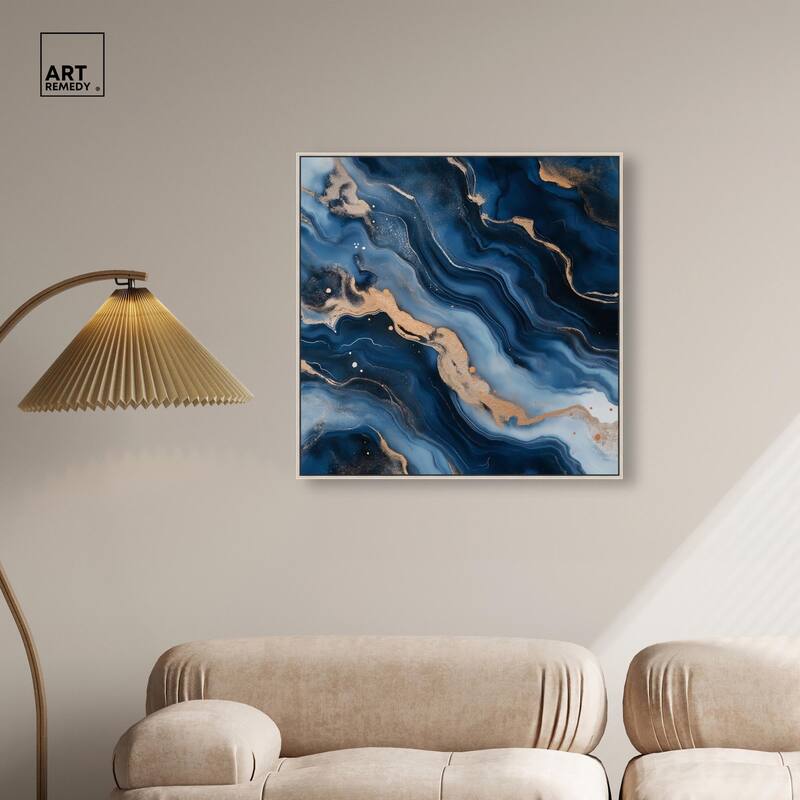 Deep Sea Geode II Canvas by Art Remedy