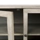preview thumbnail 43 of 47, Arelius Light Brown w/ Black Metal Base 4 Door Glass Cabinet Sideboard - 70.0L x 18.0W x 32.0H