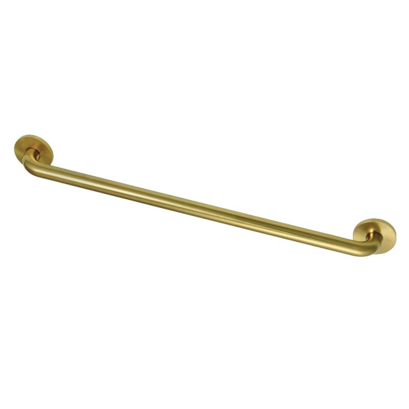 Kingston Brass Silver Sage 30-Inch X 1-1/4-Inch OD ADA Grab Bar - Brushed Brass