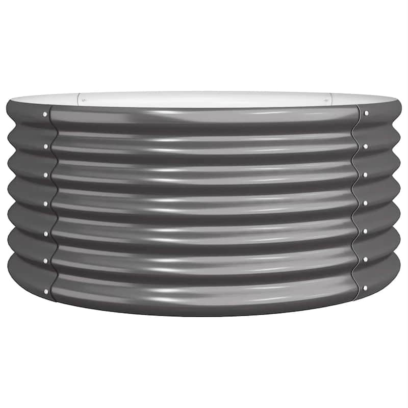 vidaXL Garden Planter Powder-coated Steel Raised Garden Bed Multi Colors/Sizes