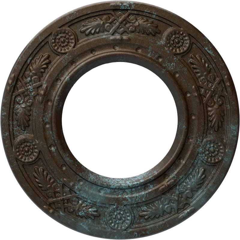 8"OD x 3 7/8"ID x 1/2"P Daniela Ceiling Medallion