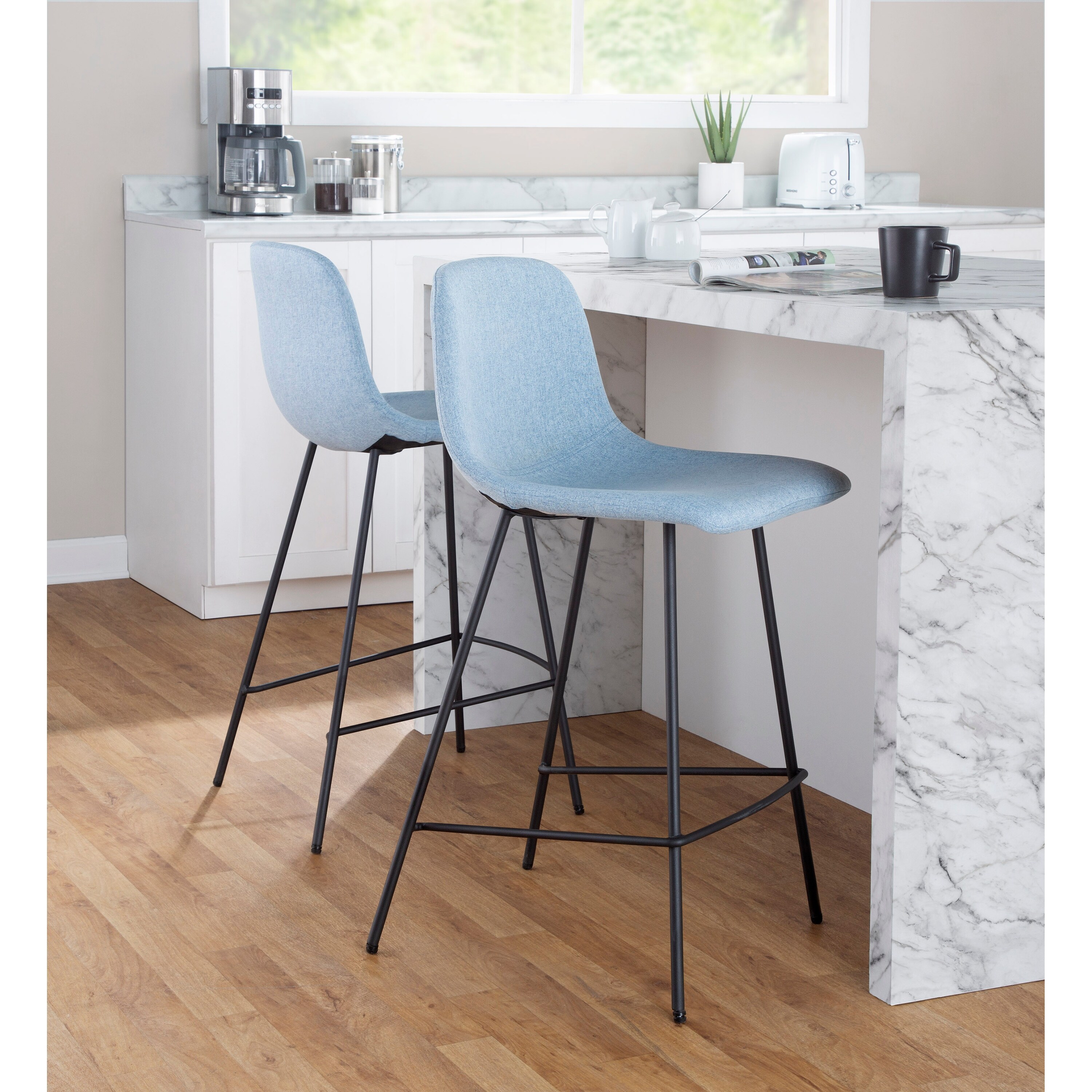 Silver kitchen on sale bar stools