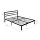 preview thumbnail 8 of 6, Queen Metal Bed Frame with Headboard and Under-Bed Storage, Sturdy Steel Structure for Maximum Support