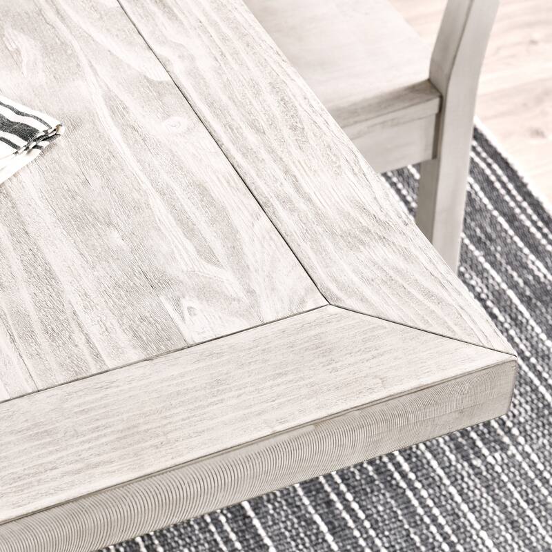 Classic Home Caleb 94" Solid Wood Farmhouse Dining Table