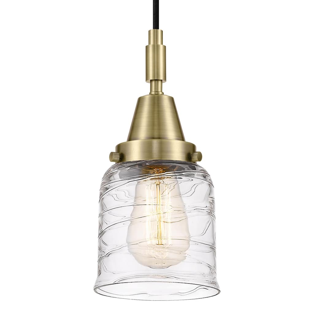 Innovations Lighting 447-1P-G513 Bell 5" Wide Mini Pendant with Clear