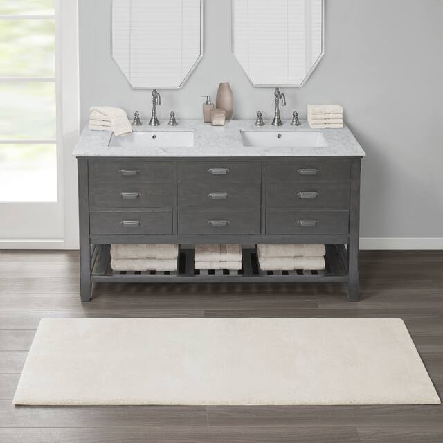 Madison Park Signature Marshmallow Bath Rug