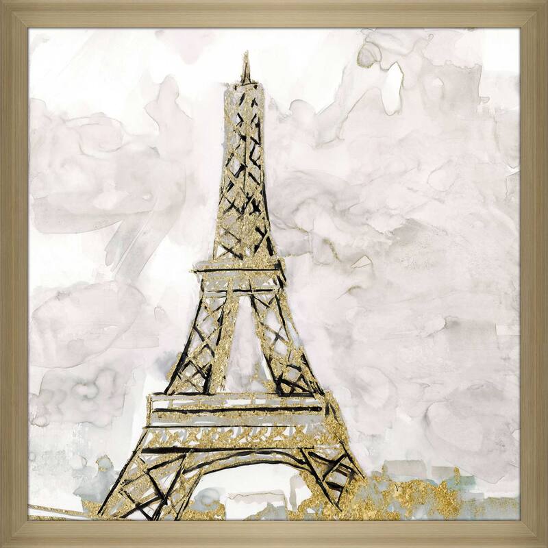 "Eiffel Tower Glitz" by Nan Print on Acrylic