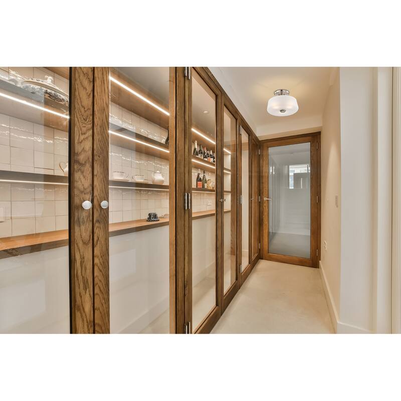 Nuvo Lighting 60/8229 Lune 3 Light 16" Wide Semi-Flush Ceiling Fixture