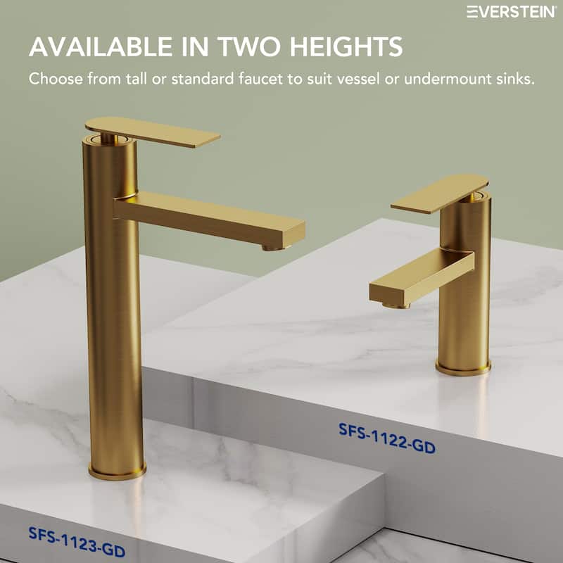 Single Lever Handle Bathroom Sink Faucet Single Hole Basin Faucet