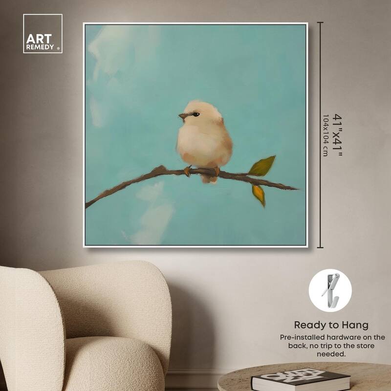 Azure Avian Canvas by Art Remedy