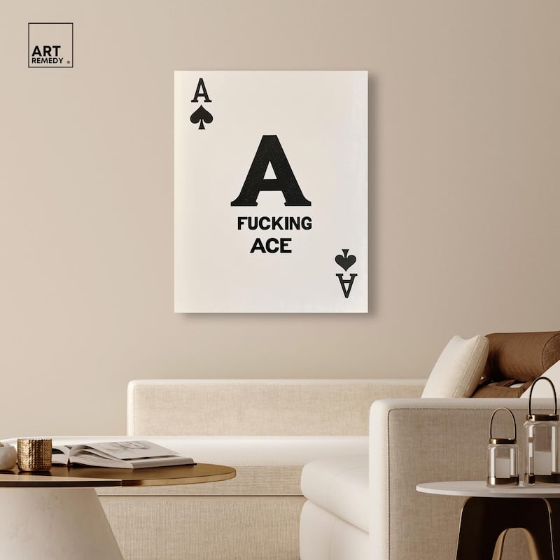Ace Canvas by Art Remedy, Gallery Wrapped