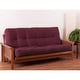 preview thumbnail 12 of 66, 10" Thick Futon Mattress Burgundy - Full