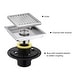 preview thumbnail 6 of 22, Luxier FD01 6 in. x 6 in. Stainless Steel Square Shower Floor Drain