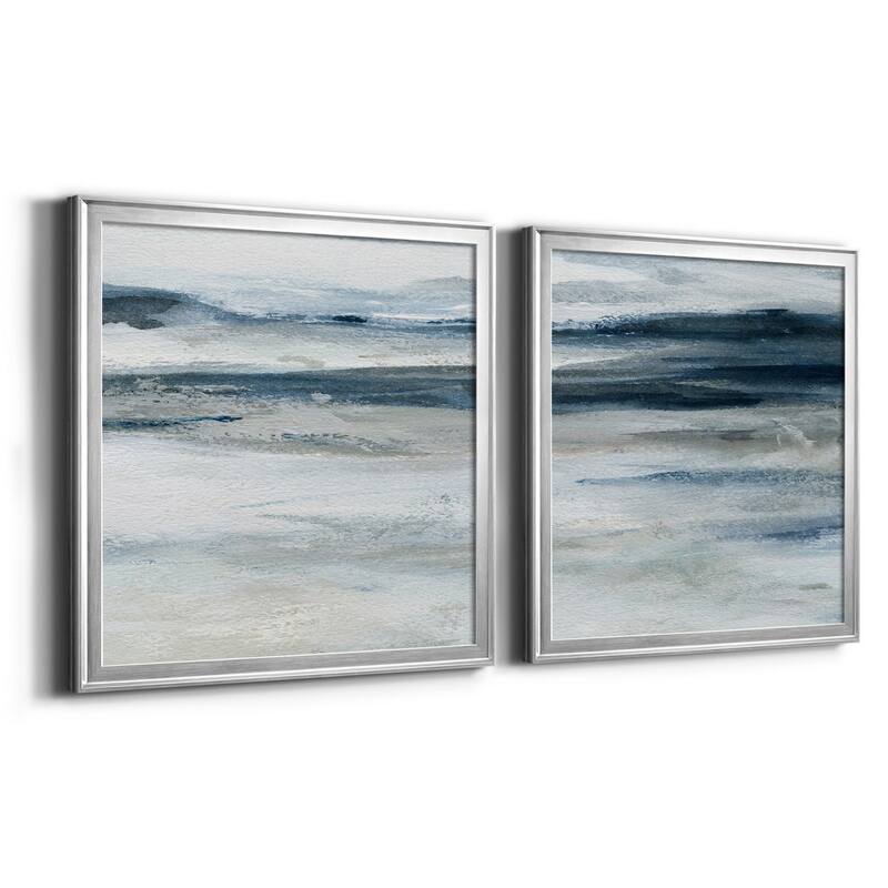 Ocean Currents II-Premium Framed Canvas - Ready to Hang - Multi-Color