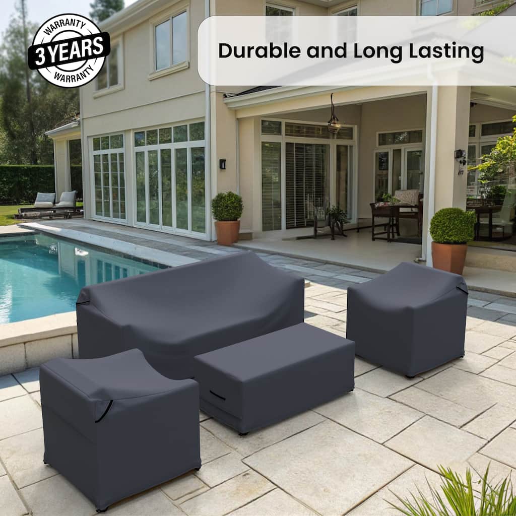 Forever Patio Outdoor 4 piece Furniture Cover - 32 x 79 x 29