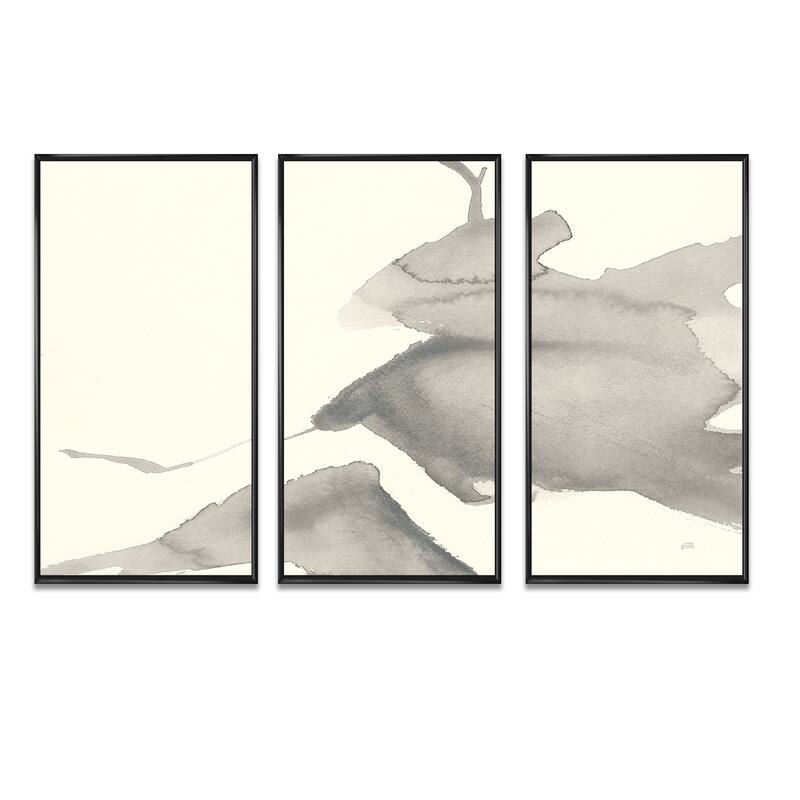 Designart "minimal geometric Zen V" Modern & Contemporary Framed Art