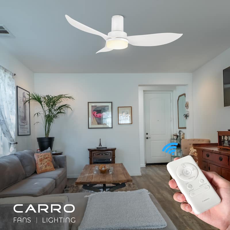 CARRO Haddington 45-inch Indoor Ceiling Fan with Light and Remote