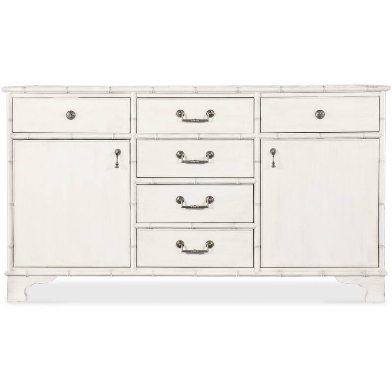 Hooker Furniture 6750-75901-06 Bungalow 65" Wide Wood Buffet with Self