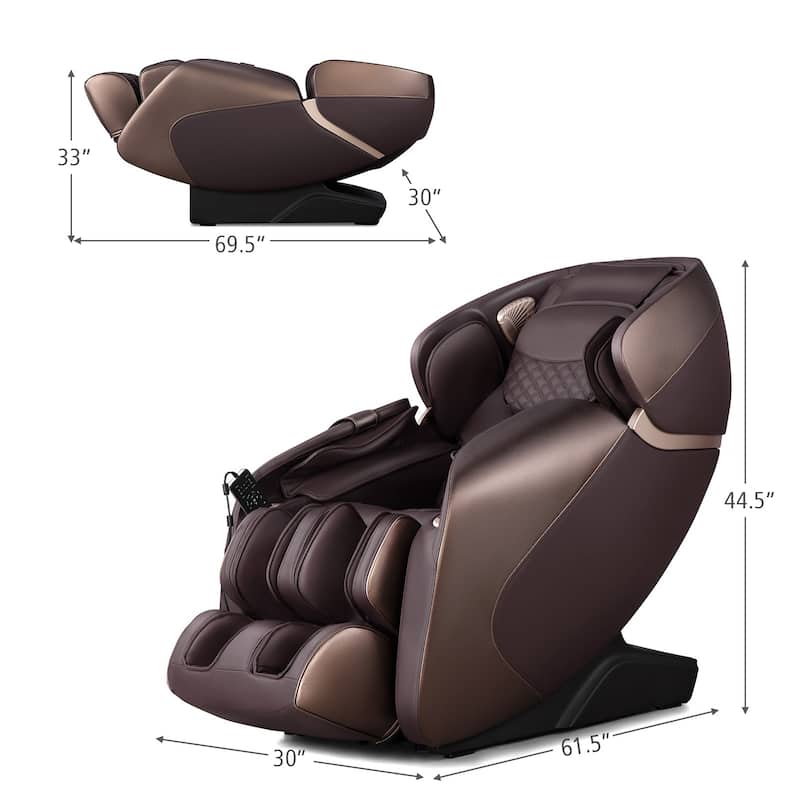 Relaxe Zero Gravity Shiatsu Massage Chair with Heating (SL-Track)