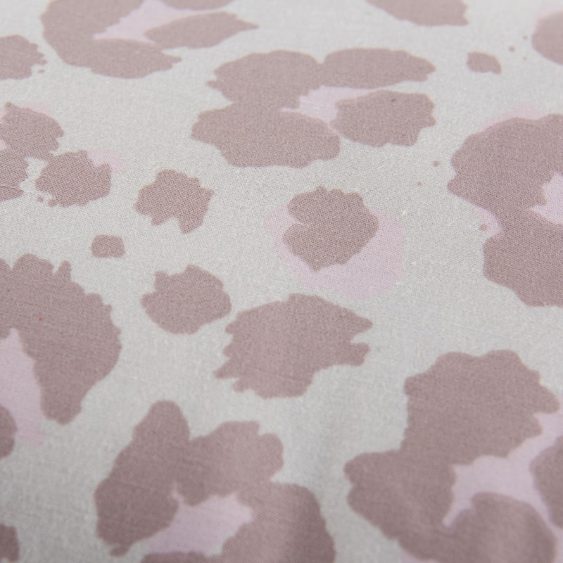 Rizzy Home Tatum Leopard Print Fringe Crib Quilt - 38" X 50"