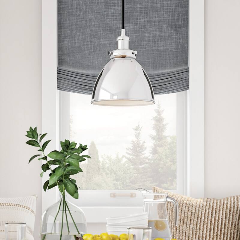 Madison 8" Wide Pendant with Metal Shade