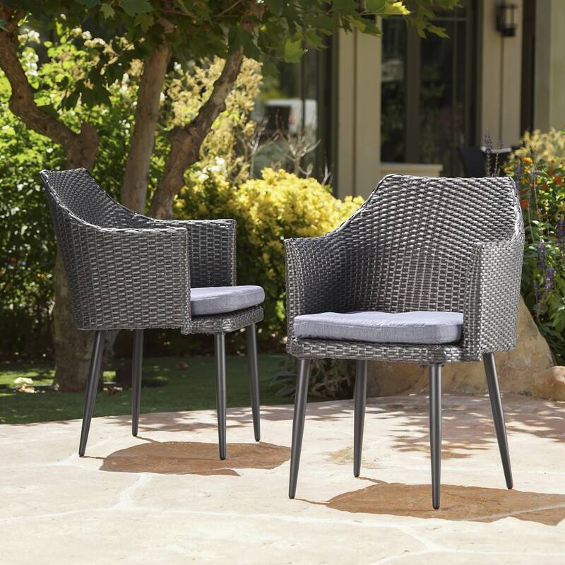Stylish and Functional Outdoor Dining Chair - Grey