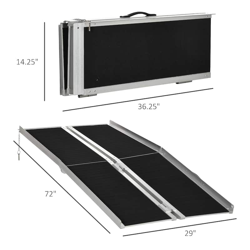 Portable Wheelchair Ramp for Home Threshold Handicap Ramp