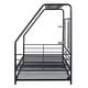 preview thumbnail 18 of 78, Metal House Bed with Trundle, Twin/Full Size Daybed Playhouse Bed with Bulit-in Storage Shelves and Metal Grid for Kids Teens