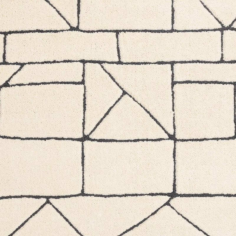 HomeRoots Geometric Modern Rectangle Area Rug - 5' X 8'