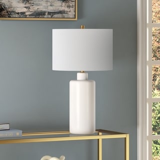 SAFAVIEH Lighting 32-inch Collin Antiqued Traditional LED Table Lamp ...