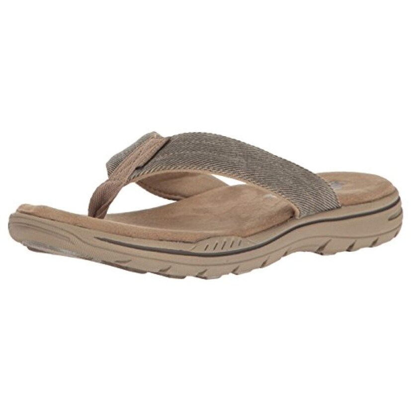 skechers men's evented rosen flip flop