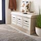 Option Sand Frame/Distressed White Drawers