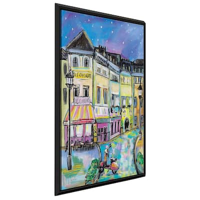 "Paris Evening I" Print on Floating Canvas