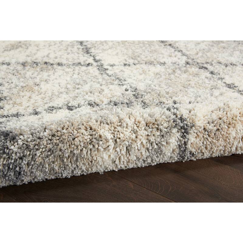 Carson Carrington Hjaltaryd Trellis Shag Area Rug