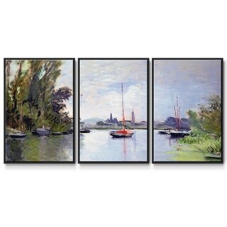 Argenteuil Seen from the Small Arm of the Seine, 1872 - Multi Piece ...