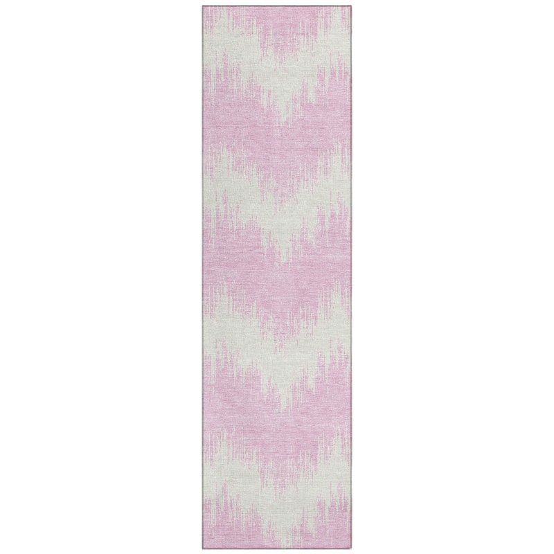 Machine Washable Indoor/ Outdoor Chantille Chevron Modern Rug