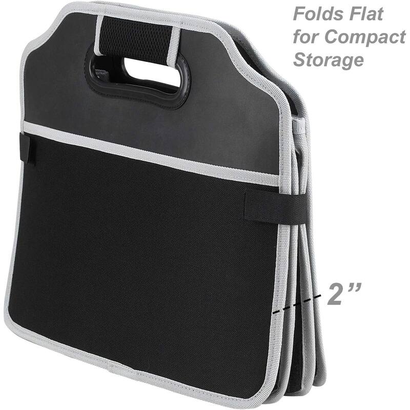Washington State University Licensed Cougars 3 Section Folding Trunk Organizer- Designed & Quality Approved in the USA
