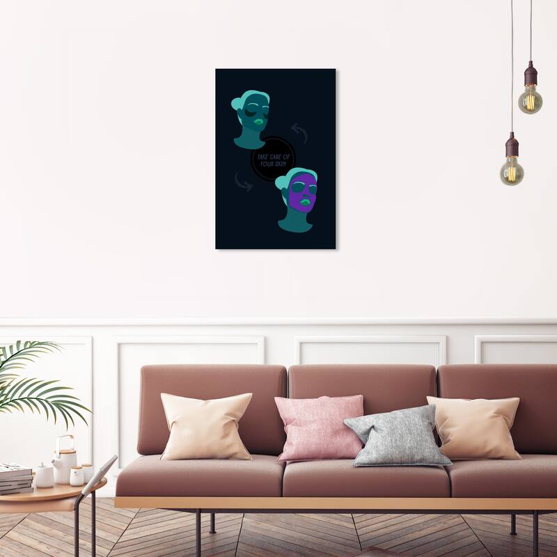 Wynwood Studio Canvas Fashion and Glam Self Skin Care White and Ivory Modern & Contemporary Wall Art Canvas Print - 30 x 20