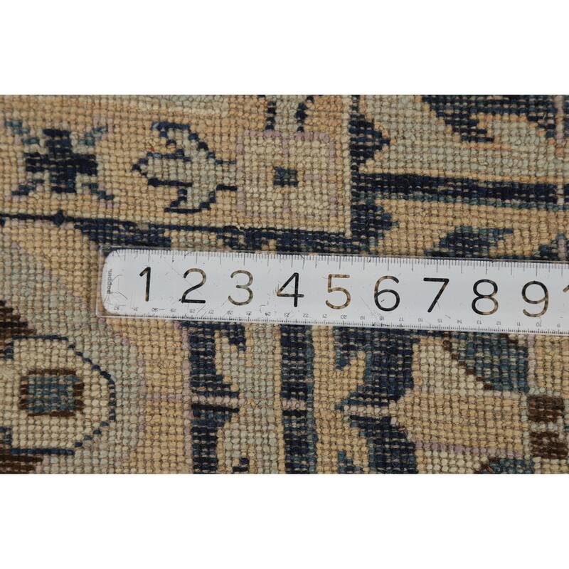 Oushak Turkish Area Rug Hand-Knotted Vegetable Dye Wool Carpet - 8'2"x 10'3"